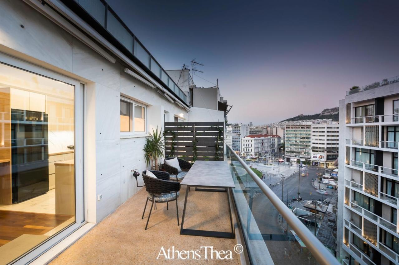 Athensthea Alpha Luxury Penthouse Apt In Omonia Exterior foto