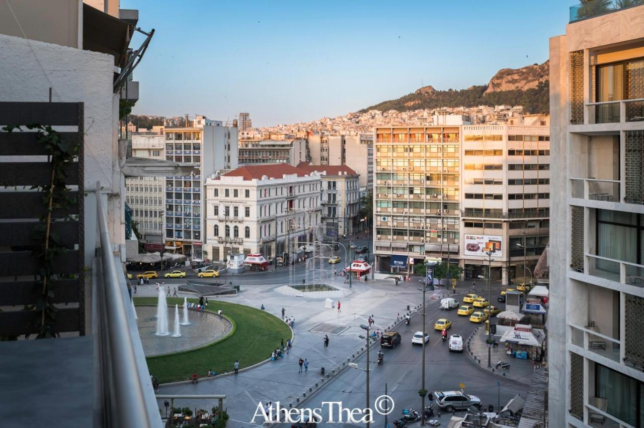Athensthea Alpha Luxury Penthouse Apt In Omonia Exterior foto